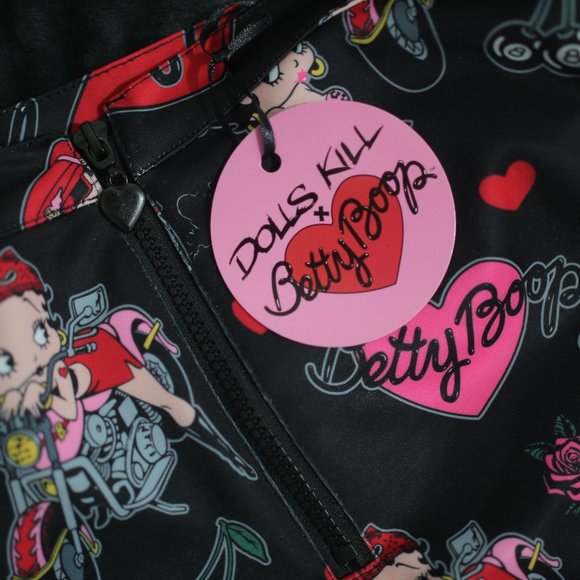NWT Betty Boop Twill Flare Pants. - Picture 4 of 9